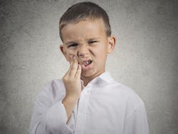 Boy With Hurting Tooth