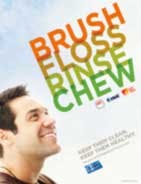 Brush Floss Rinse Chew Fo