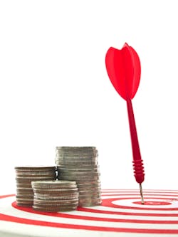 Bullseye And Money Bullseye And Money