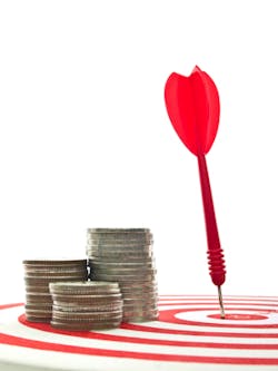 Bullseye And Money Bullseye And Money