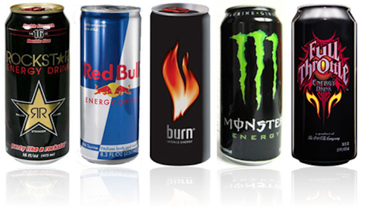 Cans Energy Drinks Fo