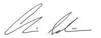 Chris Salierno Signature