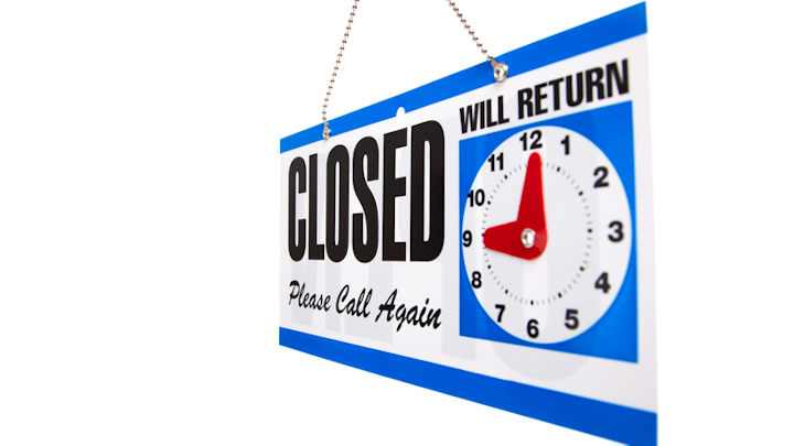 Closed Sign