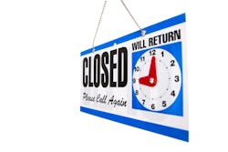 Closed Sign Closed Sign