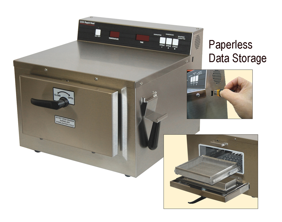 Cox Rapid Heat Transfer Sterilizer W Flash Drive
