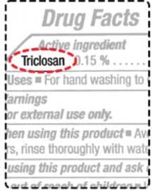 Drug Facts Triclosan Fo