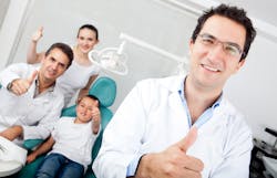 Happy Dentist And Patient Happy Dentist And Patient