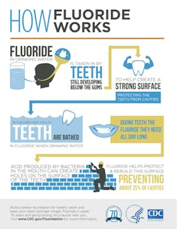How Fluoride Works Cdc Poster