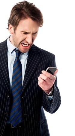 Irritated On Phone Irritated On Phone