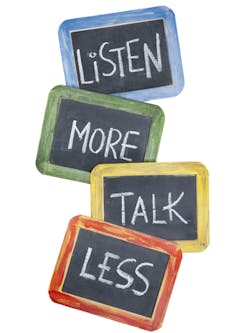 Listen More Talk Less Listen More Talk Less