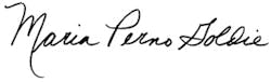 Maria Perno Goldie Signature