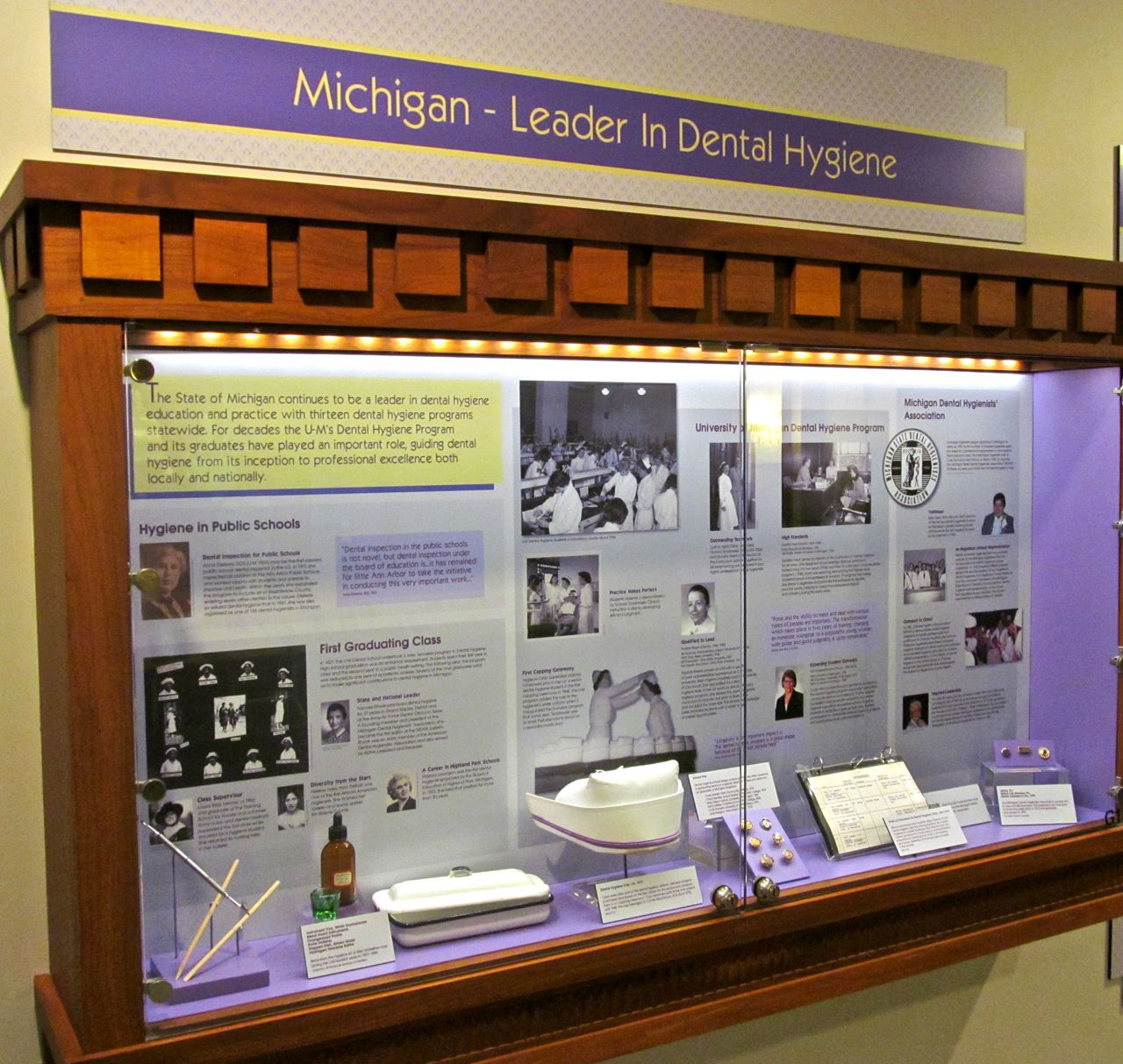 Michigan Dental Hygiene Exhibit