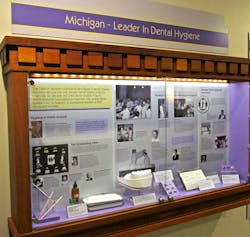 Michigan Dental Hygiene Exhibit Michigan Dental Hygiene Exhibit