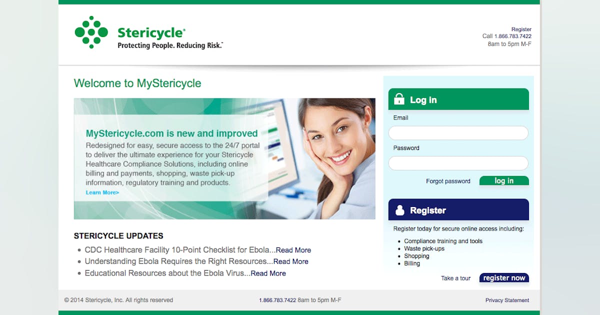 Stericycle launches central customer portal for automated compliance