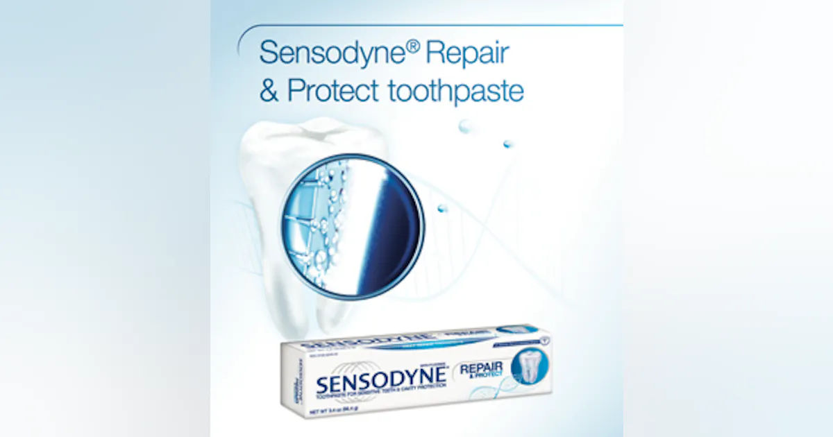 New from GlaxoSmithKline: Sensodyne Repair and Protect toothpaste ...