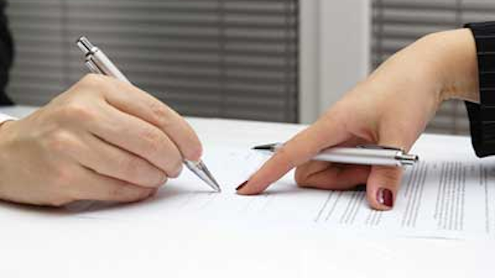 Signing Contract