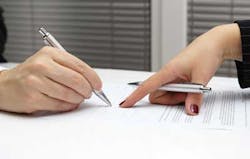 Signing Contract Signing Contract