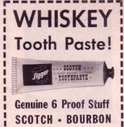 Whiskey Toothpaste Whiskey Toothpaste