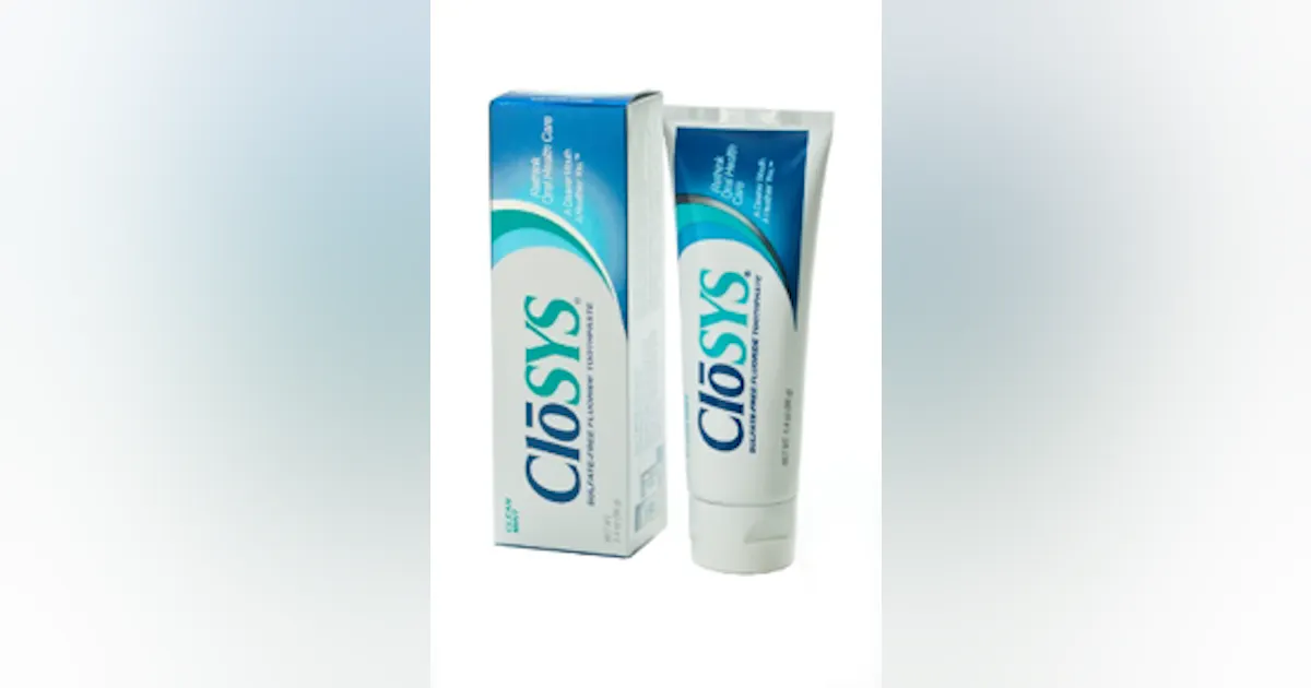 CloSys sulfate-free fluoride toothpaste is awarded ADA Seal | Dentistry IQ