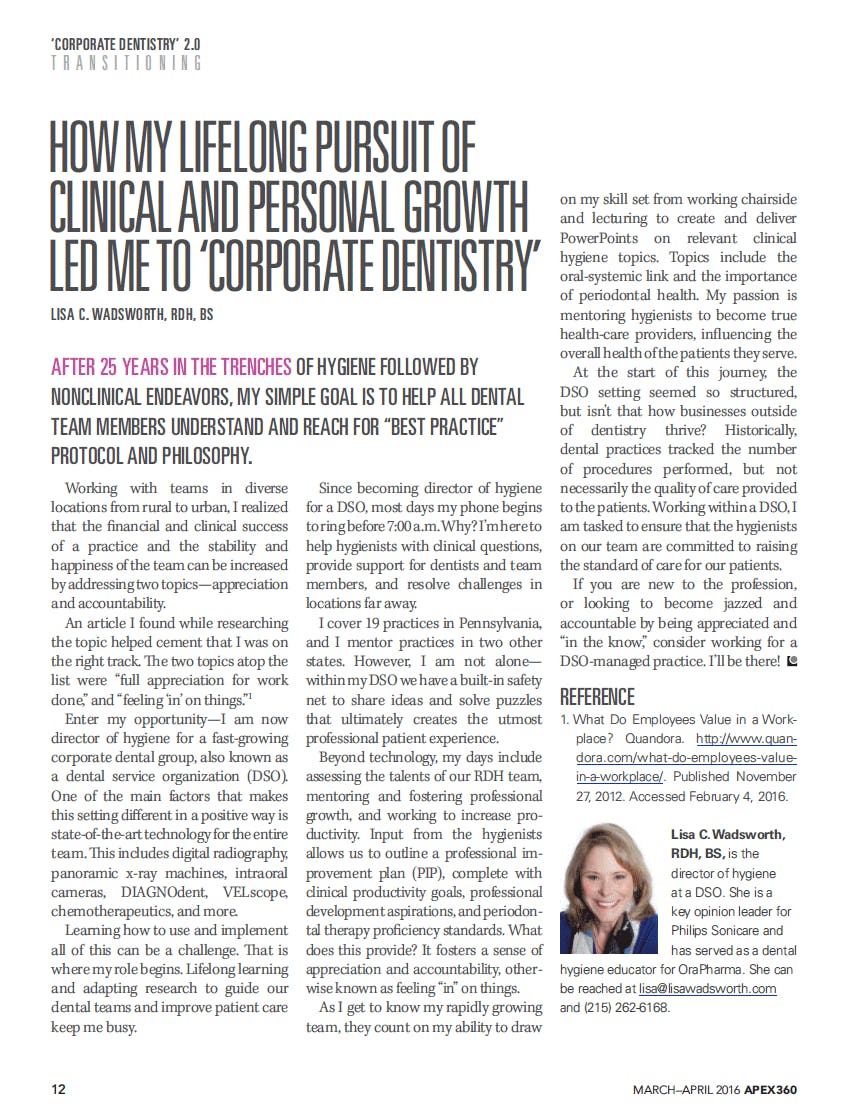 How My Lifelong Pursuit Of Clinical And Personal Growth Led Me To Corporate Dentistry
