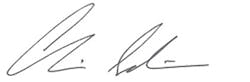 Chris Salierno Signature Chris Salierno Signature