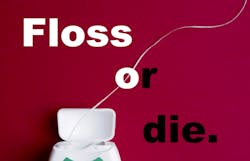 Floss Or Die Words On Red01 Floss Or Die Words On Red01