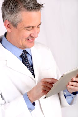 Doctor Using Ipad