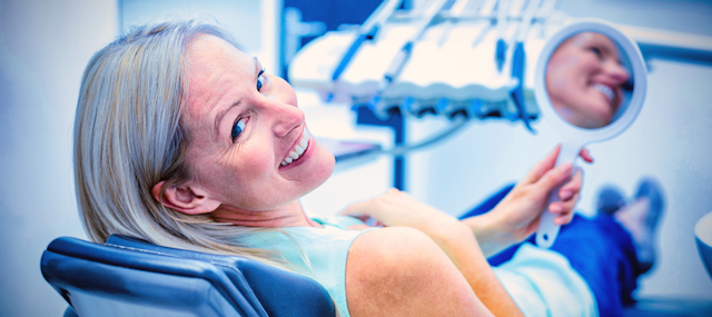 Smiling Dental Patient