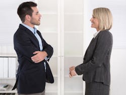 Two People Talking Two People Talking