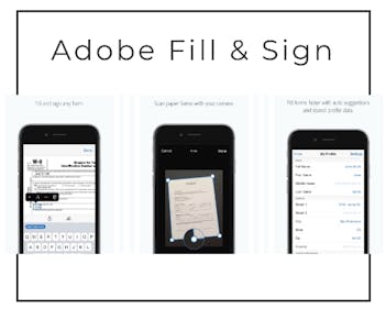 Fill & sign mobile app