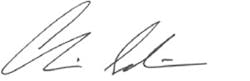 Chris Salierno Signature Chris Salierno Signature