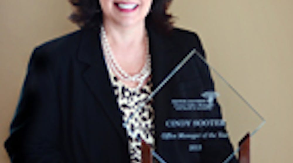Cindy Sooter - AADOM Office Maager of the Year