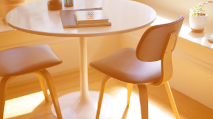 Two Seater Table Books Orange