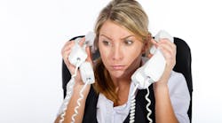 Frazzled On Phone Frazzled On Phone