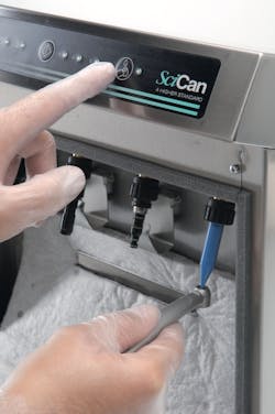 Most automatic maintenance machines will hold up to 3 handpieces at once Most automatic maintenance machines will hold up to 3 handpieces at once