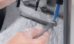 Many automatic maintenance machines feature a chuck cleaning port. Many automatic maintenance machines feature a chuck cleaning port.