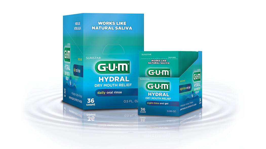 Sunstar introduces Gum Hydral dry mouth relief products Dentistry IQ