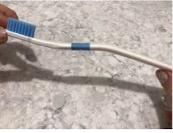 Figure 2: Side view of ZentFlex toothbrush Figure 2: Side view of ZentFlex toothbrush