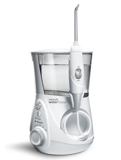 Waterpik Aquarius Water Flosser. Photo courtesy of Waterpik. Waterpik Aquarius Water Flosser. Photo courtesy of Waterpik.