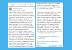 Figure 1: Recent post in a Facebook group Figure 1: Recent post in a Facebook group