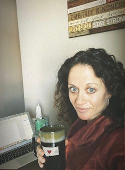 Chillin’ with my coffee during a brief shutdown of my office. Chillin’ with my coffee during a brief shutdown of my office.