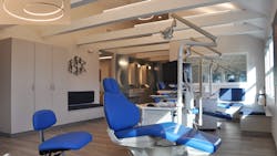 Ortho bay area with open lighting and high ceilings Ortho bay area with open lighting and high ceilings