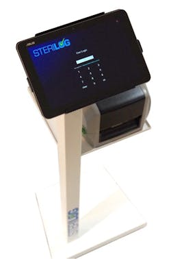 Figure 2: SteriLog with stand