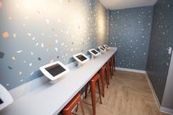 The 'Kids Cave' keep kids happy while they wait. The 'Kids Cave' keep kids happy while they wait.