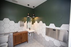 The bathroom for patients The bathroom for patients