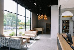 A view of the reception area A view of the reception area