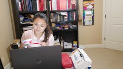 Figure 5: Jingjing Qian, RDH-EA, uses a model to demonstrate oral hygiene techniques while participating in a guided oral hygiene session. Figure 5: Jingjing Qian, RDH-EA, uses a model to demonstrate oral hygiene techniques while participating in a guided oral hygiene session.