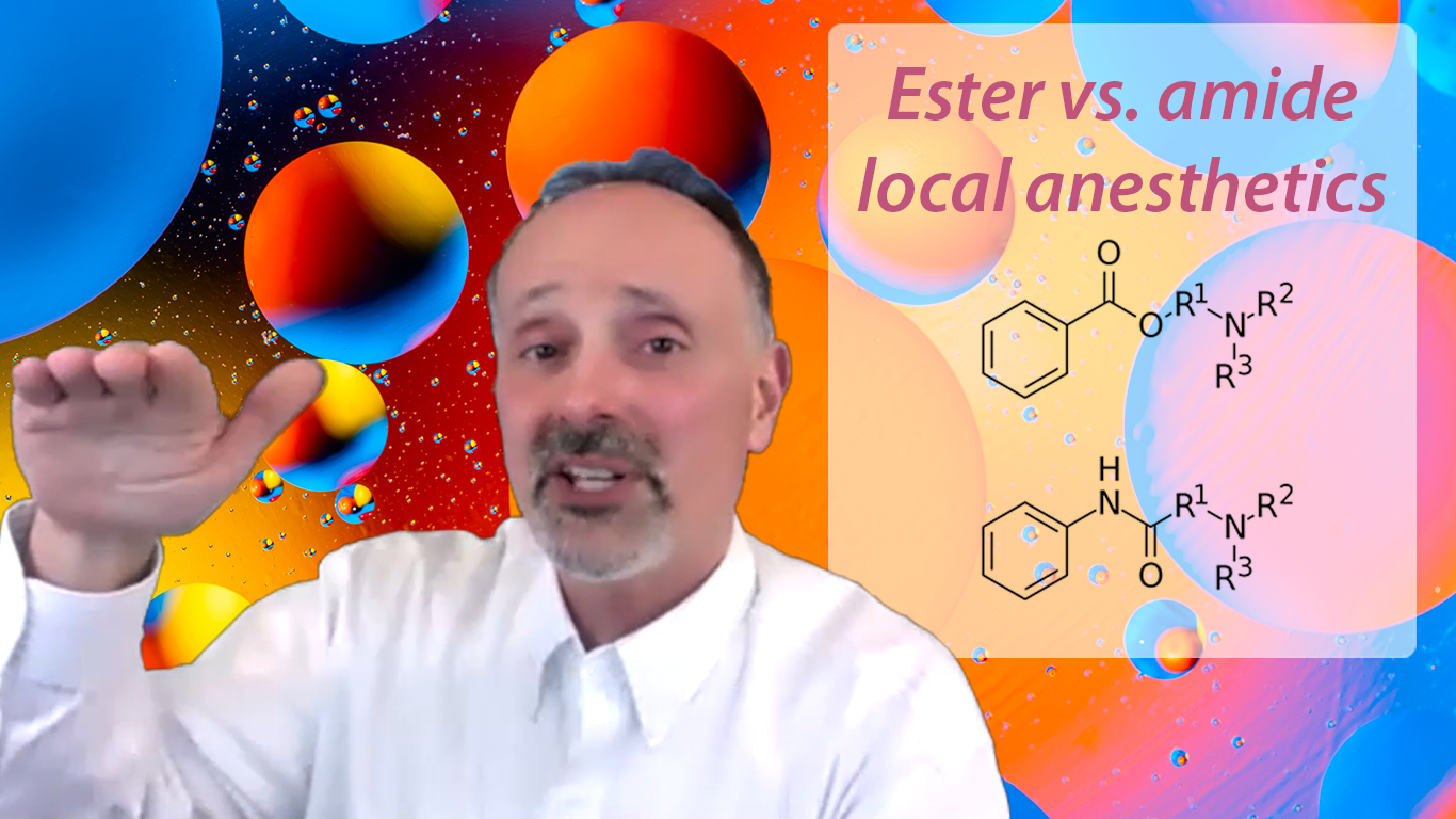 Medical History Mysteries Ester versus amide local anesthetics Do you