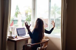 Breathing and a simple stretch can revive you at home or work. Breathing and a simple stretch can revive you at home or work.