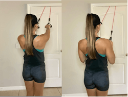 Figure 2: Lat pulldown with band or cable
